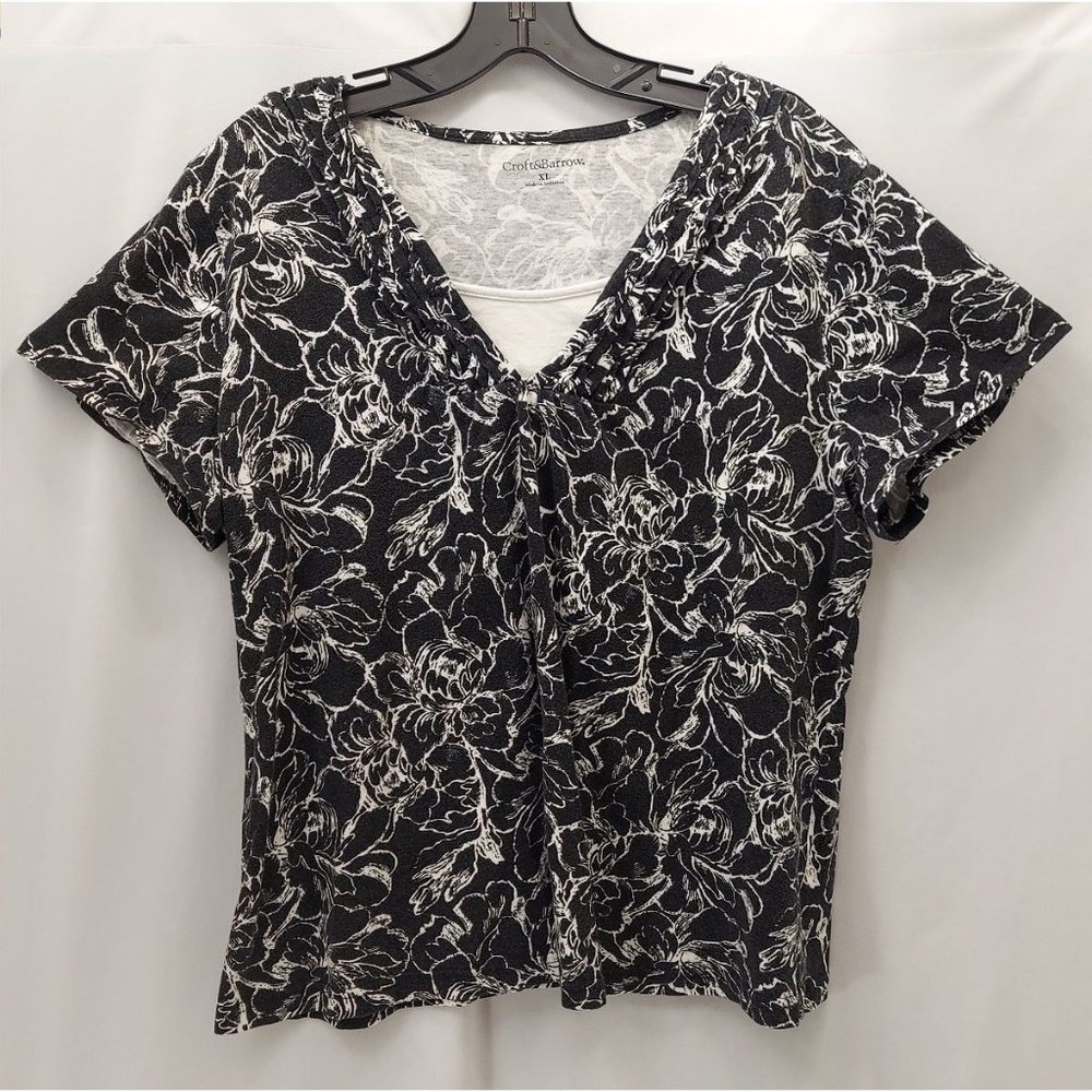 Croft & Barrow XL Women's Knit Top-N4